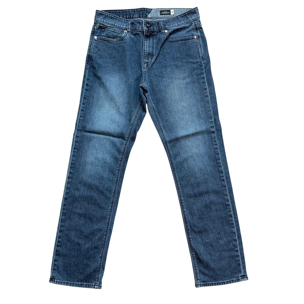 Volcom Solver Modern Straight Jeans Mens 31 Blue Dark Wash Denim A1902300